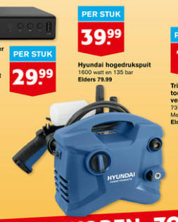 Hyundai 57524 compact hogedrukreiniger voor €39,99