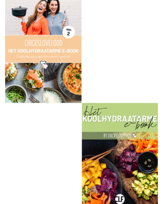 2 koolhydraatarme e-books van Chickslovefood voor €6,25