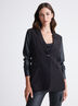 Blazer Con Mangas De PU Recogidas por solo $16.990
