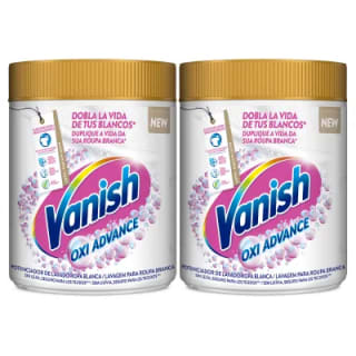 4udx400g de Vanish Oxi Advance Quitamanchas para la Ropa Blanca por 15,44€ (3,86€ la unidad)