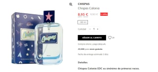 Colonia Chispas por 8,95€