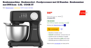 Media Evolution Keukenmachine met 12 standen voor €59,99 bij Bol