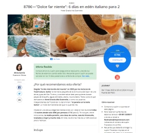 6 días / 5 noches desde solo 439€ por persona en Hotel Grazia Alla Scannella