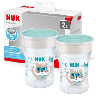 Lot de 2 Tasses d’Apprentissage Nuk Magic Cup à 15,95€