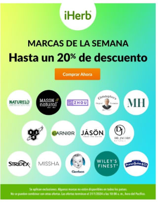 Descuento semanal de -20% en seleccionados en iHerb