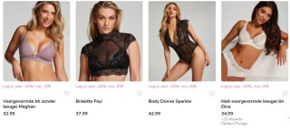 20% Korting op de gehele collectie voor members bij Hunkemöller