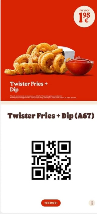 Diverse Korting Coupons Burgerking