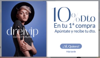 10% dto en 1ª compra