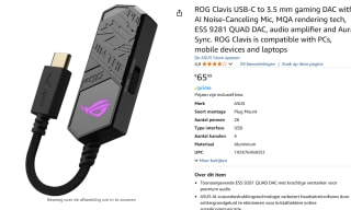 ASUS ROG Clavis - Microfoonadapter voor € 65,99 via Amazon