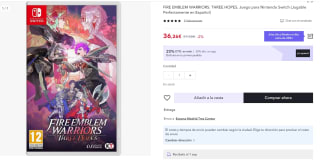 Juego para Nintendo Switch Fire Emblem Warriors: Three Hopes por 25,38€