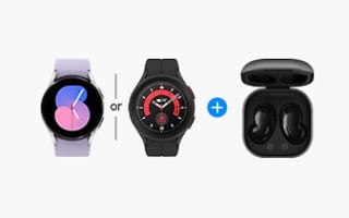 Nuevo Galaxy Watch 5 + auriculares Galaxy Buds Live por 269,91€
