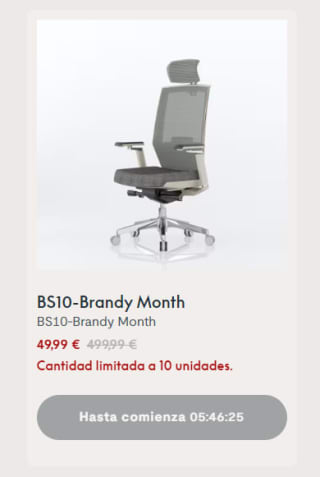 Pedidos Gratis en Flexispot y hoy Silla escritorio BS10-Brandy Month por solo 49,99€