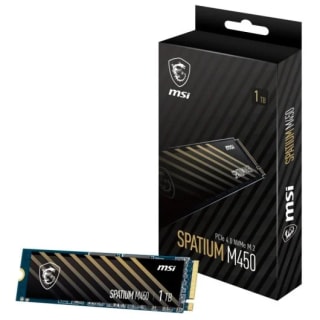 Disco Duro MSI SPATIUM M450 1TB Disco SSD 3400MB/s NVMe PCIe 4.0 M.2 Gen4 3D NAND por 50,99€