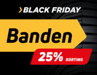 25% korting op banden tijdens Black friday bij Kwik-fit