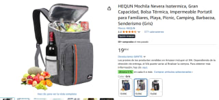 Mochila Nevera Isotérmica de gran capacidad por 19,99€