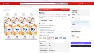 Suavizante Flor Concentrado para la Ropa x8 por 27,71€