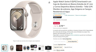 Apple Watch Series 9 (GPS) smartwatch met S/M sportbandje voor €379 bij Amazon Spanje