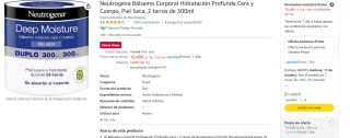 Recopilacón de la marca Neutrogena desde 3,09€