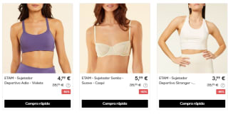 Etam ropa desde solo 0,99€ preciazos