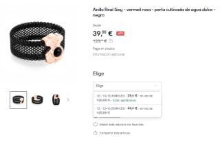 TOUS - Anillo Real Sisy por 39€