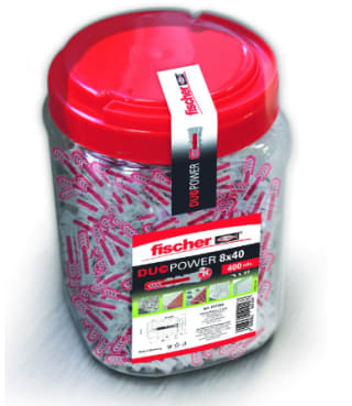 Tacos fischer 557384 8x40/400 unidades por 22.99€