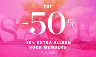 Hunkemoller sale tot 50% koting + 10% extra korting