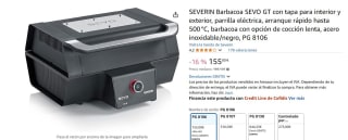 SEVERIN Barbacoa SEVO GT por 155€