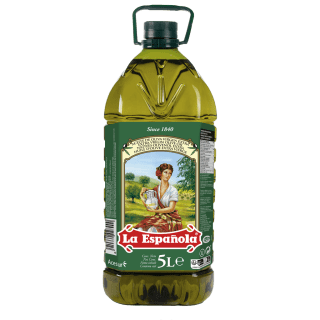 Descuento de -5€ para cada garrafa de 5l aceite de oliva Virgen la española