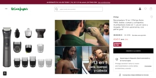 Recortadora Philips Serie 7000 por 45,45€