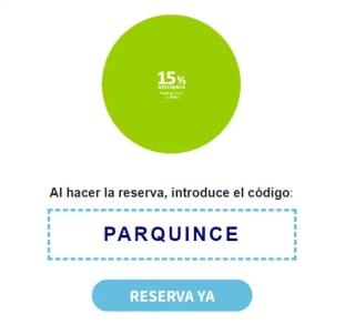 15% de descuento en la reserva en el parking en diversos aeropuertos AENA