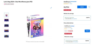 Let's Sing 2024 + Dos Micrófonos para PS5 por 32,79€