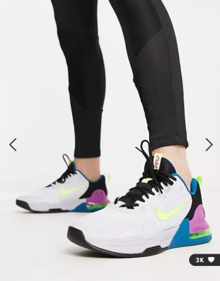 Zapatillas de deporte blancas y verdes Air Max Alpha 5 de Nike Training por 44,09€