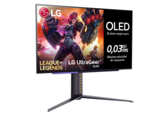Monitor Gaming OLED LG UltraGear Edición League of Legends 27" QHD 240Hz 0,03ms por 719,10€