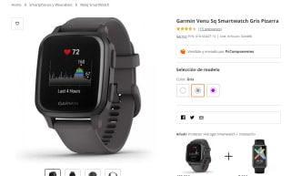 Smartwatch Garmin Venu Sq por 133,99€