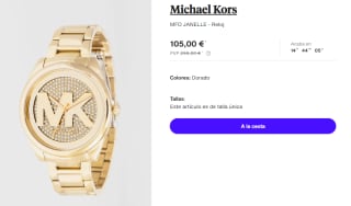 Reloj para Mujer Michael Kors MFO JANELLE por 105€