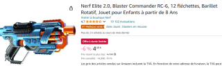 Nerf Elite 2.0 Commander RD 6 voor €4,49 bij Amazon