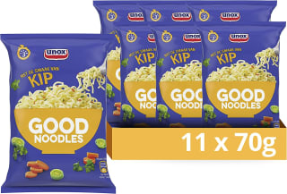 Unox Kip Good Noodles - 11 x 70 gram - Voordeelverpakking voor €5,17