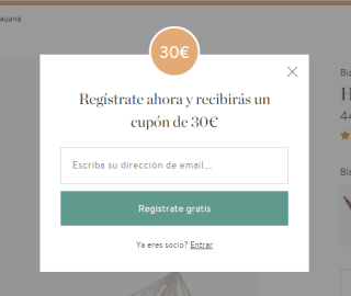 Cupón de -30€ para westwing