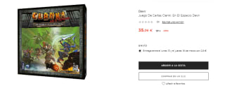Devir Juego De Cartas Clank!: En El Espacio por 35,06€