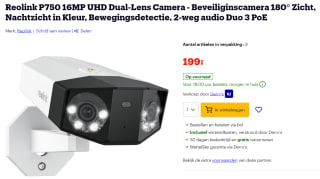 Reolink RLC-823A Smart met spotlights beveiligingscamera voor €199 bij Bol