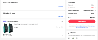 2 kilos Mogorttini espresso Intenso café natural en grano por 18,46€