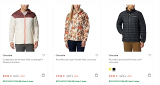 Super Recopilacion de Chaquetas Columbia desde 19.95€ en El Corte Inglés