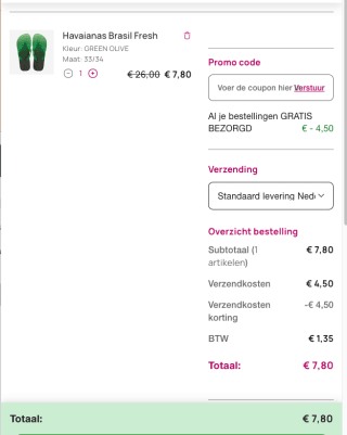 Havaianas flash sale, slippers vanaf €7,80