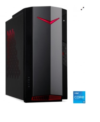 Torre Gaming Acer Nitro N50-640, Intel Core i5 12400 con 1024GB SSD y 16GB, Linux por 749€