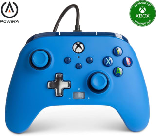 Controle para Xbox, modelo PowerA na cor Azul - R$ 319,90