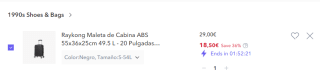 VUELVEN LAS MALETAS de cabina A, solo 18,5€