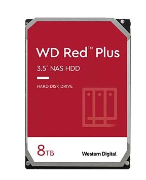 Disque dur Western Digital Red Plus 8 TB NAS à 184,84€