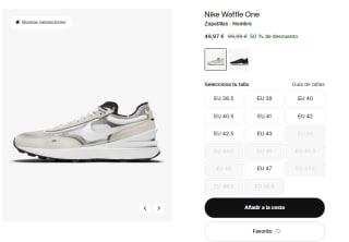 Nike rebajas fin de temporada hasta 50% descuento