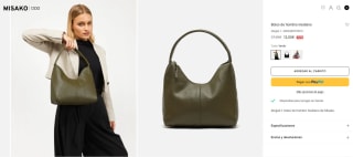 Abigail-1 bolso de hombro mediano de Misako por 12€