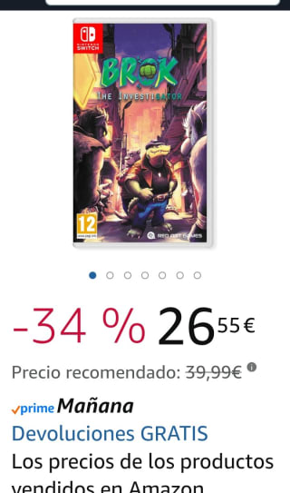 Juego BROK The InvestiGator - Nintendo Switch por 26,55€